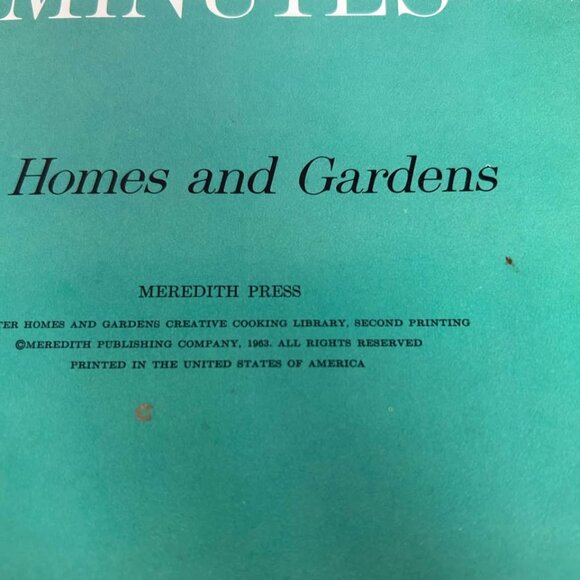 Vintage 1960s Better Homes & Gardens Hardcover CookBooks - Picture 5 of 9